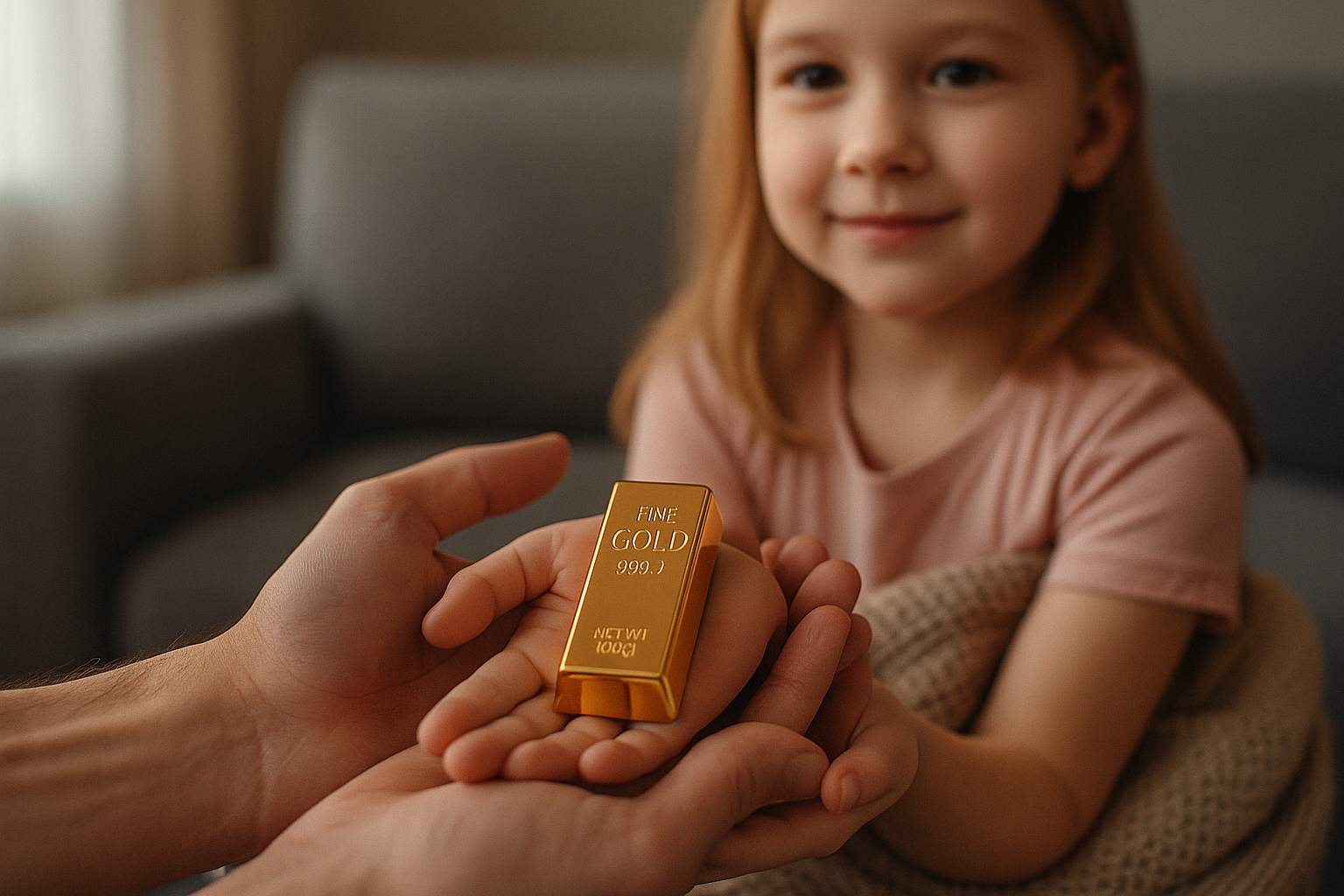 Aur pentru copii – de ce tot mai multi parinti investesc in aur pentru viitorul familiei