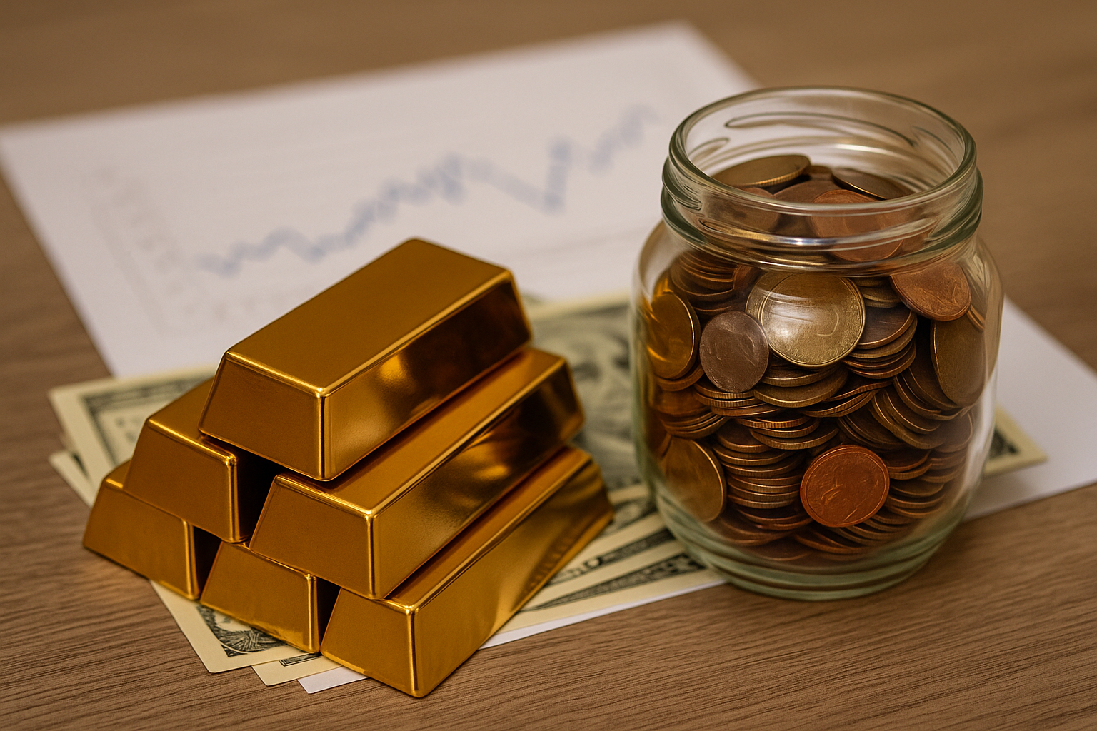 Depozit bancar sau aur de investitii – ce iti protejeaza mai bine economiile